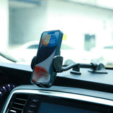 Joyroom biltelefonholder med fleksibel arm til instrumentbræt eller forrude, sort (JR-ZS259)