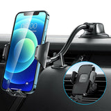 Joyroom biltelefonholder med fleksibel arm til instrumentbræt eller forrude, sort (JR-ZS259)