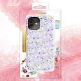 Kingxbar Blossom-kasse dekoreret med originale Swarovski-krystaller iPhone 12 mini flerfarvet (Gardenia)