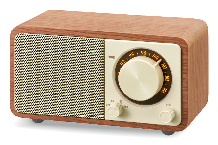 Sangean WR-7 Plus radio vintage walnut