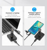 Gembird DD-U3M2 drev dockingstation USB 3.2 Gen 1 (3.1 Gen 1) Type-C Sort