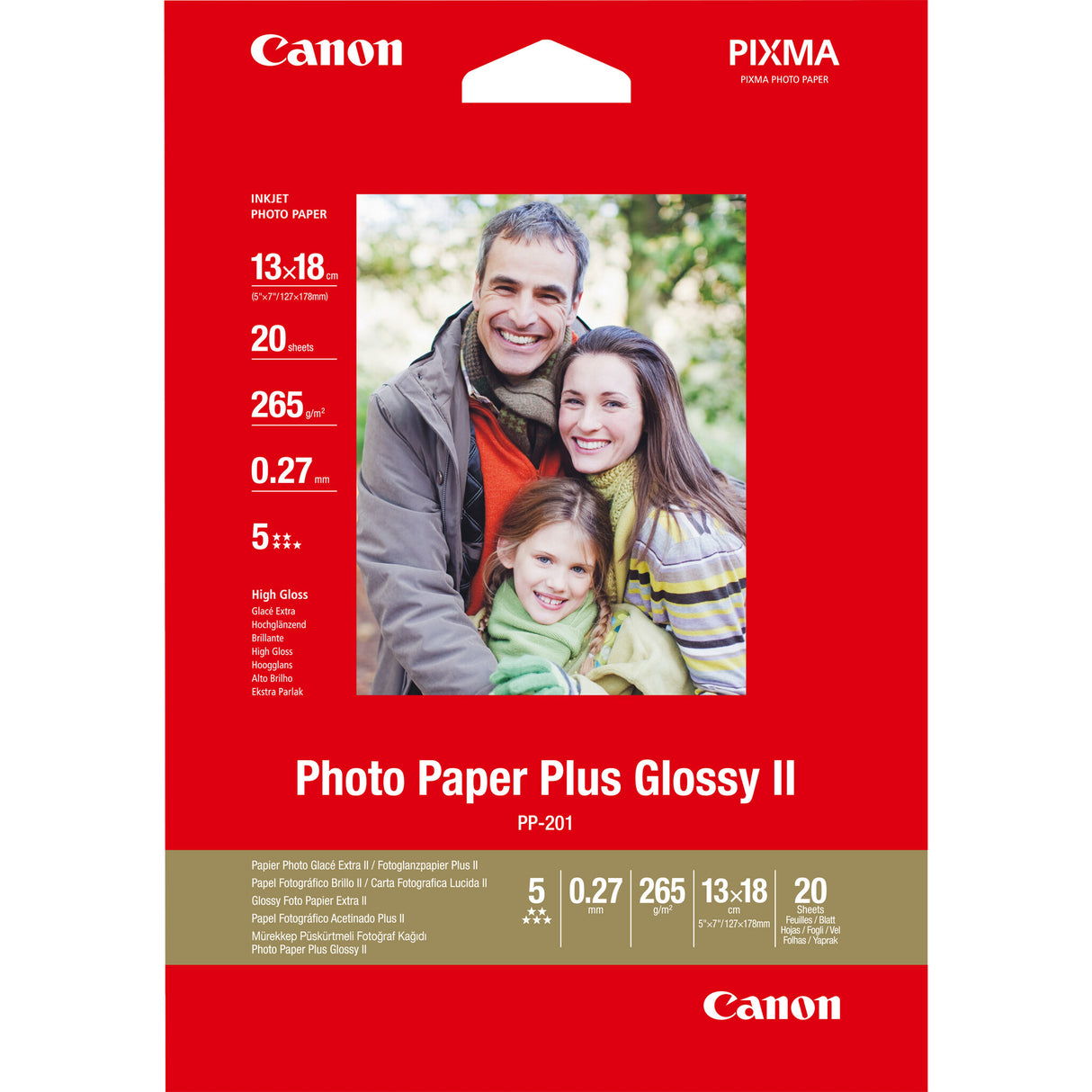 Canon 2311B018 fotopapir Hvid Højglans
