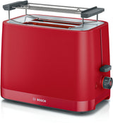 Bosch TAT3M124 brødrister 2 skive(r) 950 W Rød