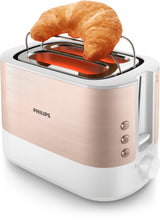 Philips Viva Collection HD2638/11 brødrister 7 2 skive(r) 950 W Roseguld, Hvid