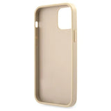 Guess GUHCP12MRSAVSLG iPhone 12/12 Pro 6.1" guld/guld hardcase Saffiano Vintage Script