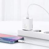 Baseus Super Si 1C fast charger USB Type C 30W Power Delivery Quick Charge white (CCSUP-J02)