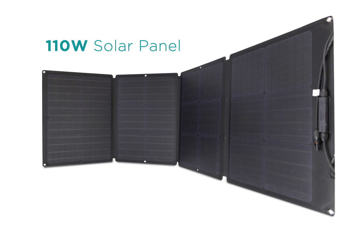 EcoFlow EFSOLAR110N solpanel 110 W Monokrystallinsk silicium