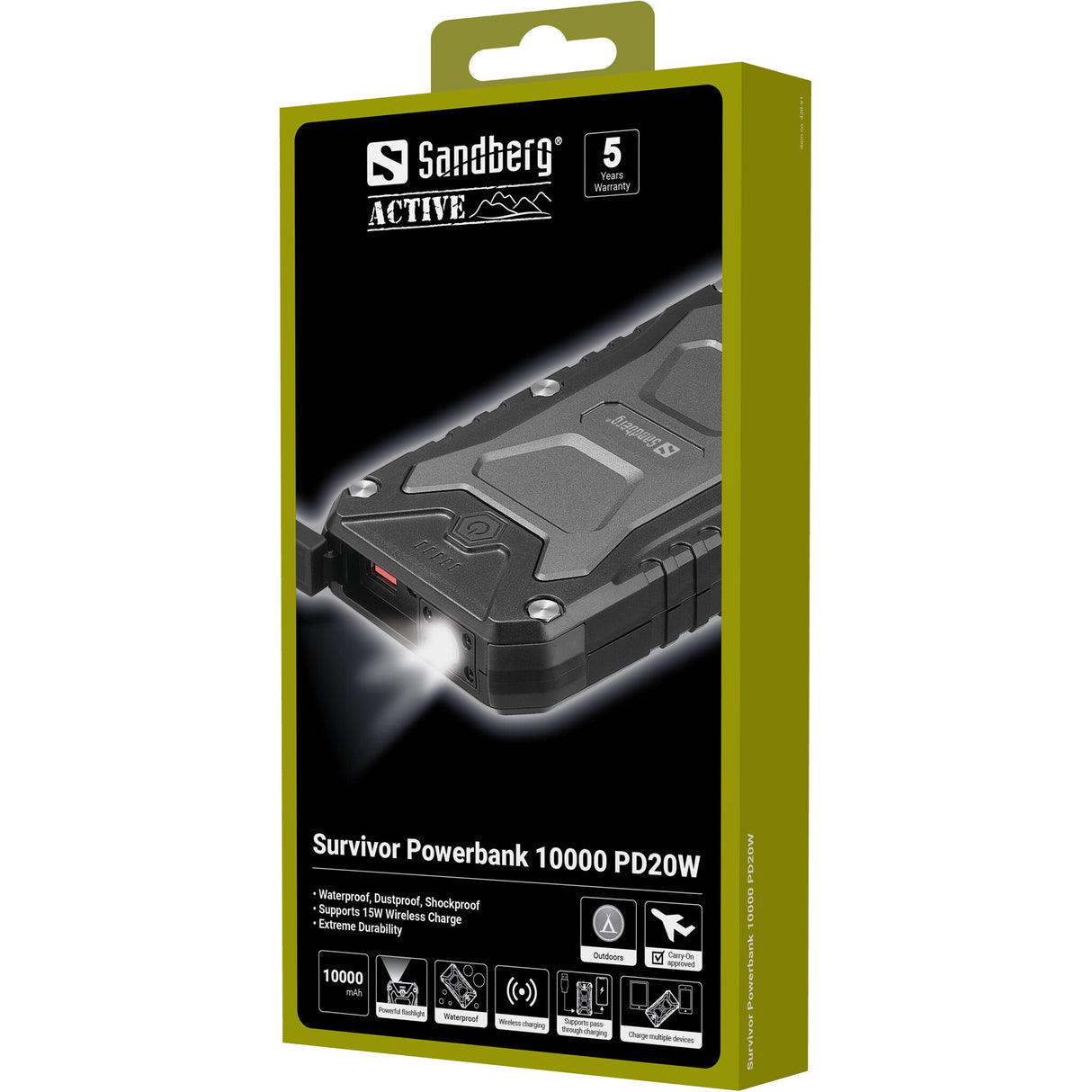 Sandberg Survivor Powerbank 10000 PD22W