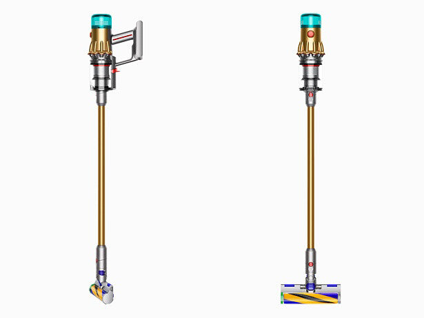Dyson V12 Detect Slim Absolute 2-i-1 stangstøvsuger Batteri Dry HEPA Poseløs Guld