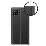 Sleep Case Bookcase Type Case med Smart Window til Samsung Galaxy A22 4G blå