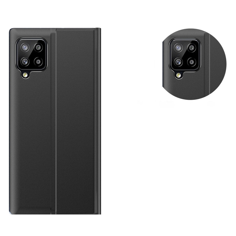 Sleep Case Bookcase Type Case med Smart Window til Samsung Galaxy A22 4G blå