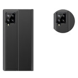 Sleep Case Bookcase Type Case med Smart Window til Samsung Galaxy A22 4G blå