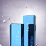 Clear View Case cover til Samsung Galaxy A22 4G blå