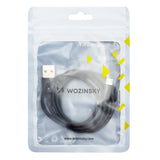 Wozinsky kabel USB - microUSB 2,4A 1m sort (WUC-M1B)