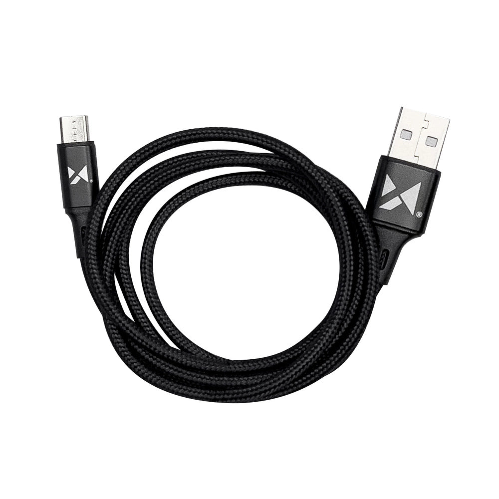 Wozinsky kabel USB - microUSB 2,4A 1m sort (WUC-M1B)