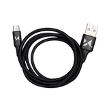 Wozinsky kabel USB - microUSB 2,4A 1m sort (WUC-M1B)