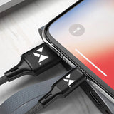 Wozinsky kabel USB - microUSB 2,4A 1m sort (WUC-M1B)