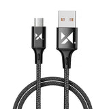 Wozinsky kabel USB - microUSB 2,4A 1m sort (WUC-M1B)