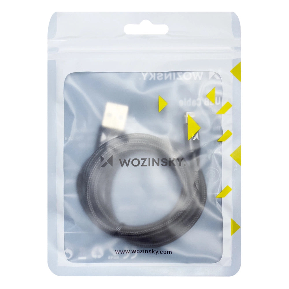 Wozinsky kabel USB - Lightning 2,4A 1m sort (WUC-L1B)