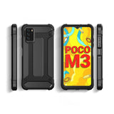 Hybrid Armor Case Tough Rugged Cover til Xiaomi Redmi Note 10 5G / Poco M3 Pro guld