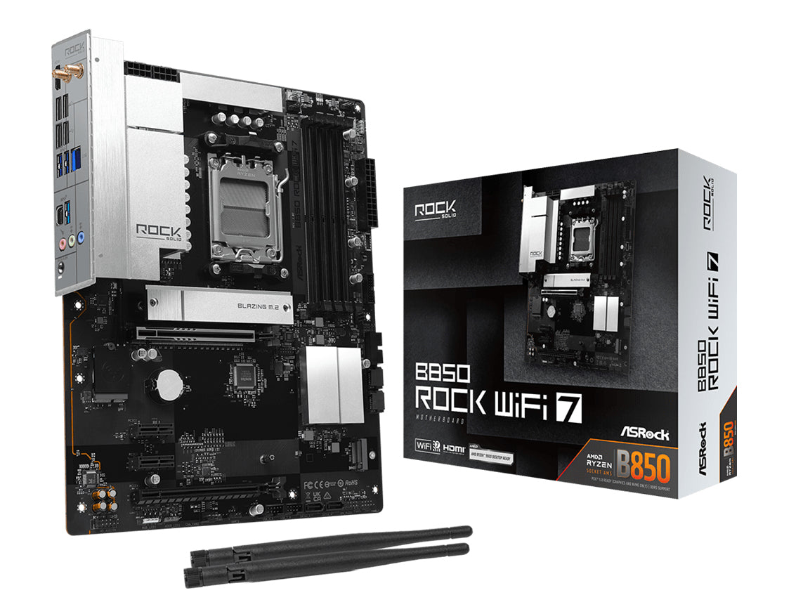 ASRock B850 Rock WiFi 7 ATX Socket AM5 AMD B850
