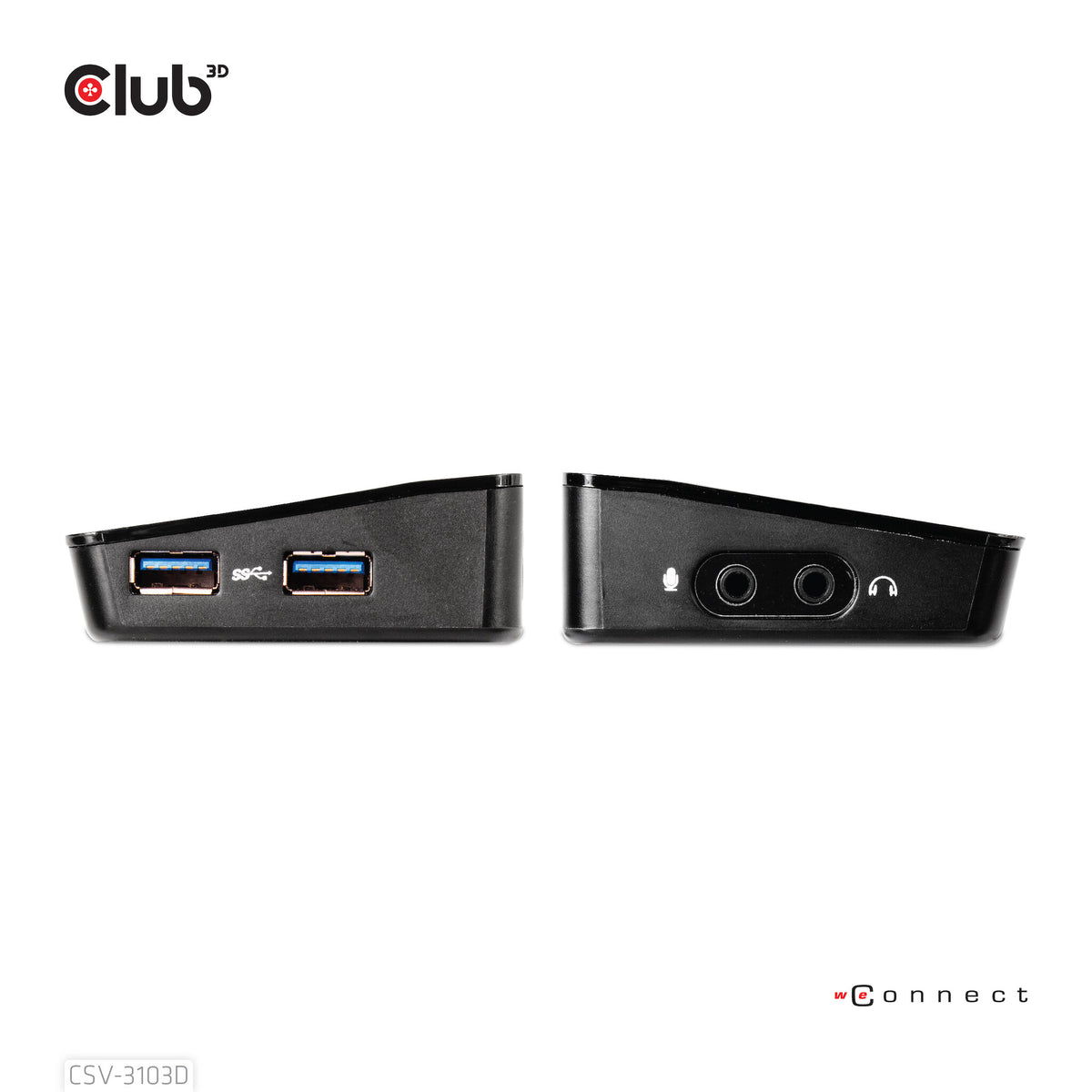 Club 3D CSV-3103D 9-in-one USB 3.2 Gen1 Dockingstation Sort