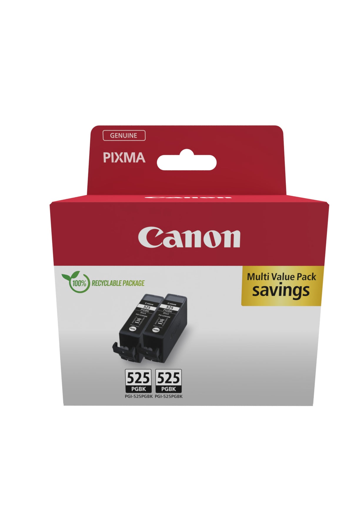 Canon PGI 525PGBK Twin Pack Sort 341 sider Blækbeholder