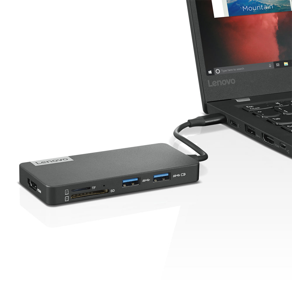 Lenovo GX90T77924 dockingstation Ledningsført USB 3.2 Gen 1 (3.1 Gen 1) Type-C Grå