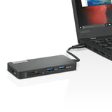 Lenovo GX90T77924 dockingstation Ledningsført USB 3.2 Gen 1 (3.1 Gen 1) Type-C Grå