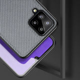 Dux Ducis Fino case dækket med nylon materiale til Samsung Galaxy A22 4G grå