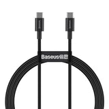 Baseus CATYS-B01 USB-C - USB-C PD QC FCP cable 100W 5A 480Mb/s 1m - black
