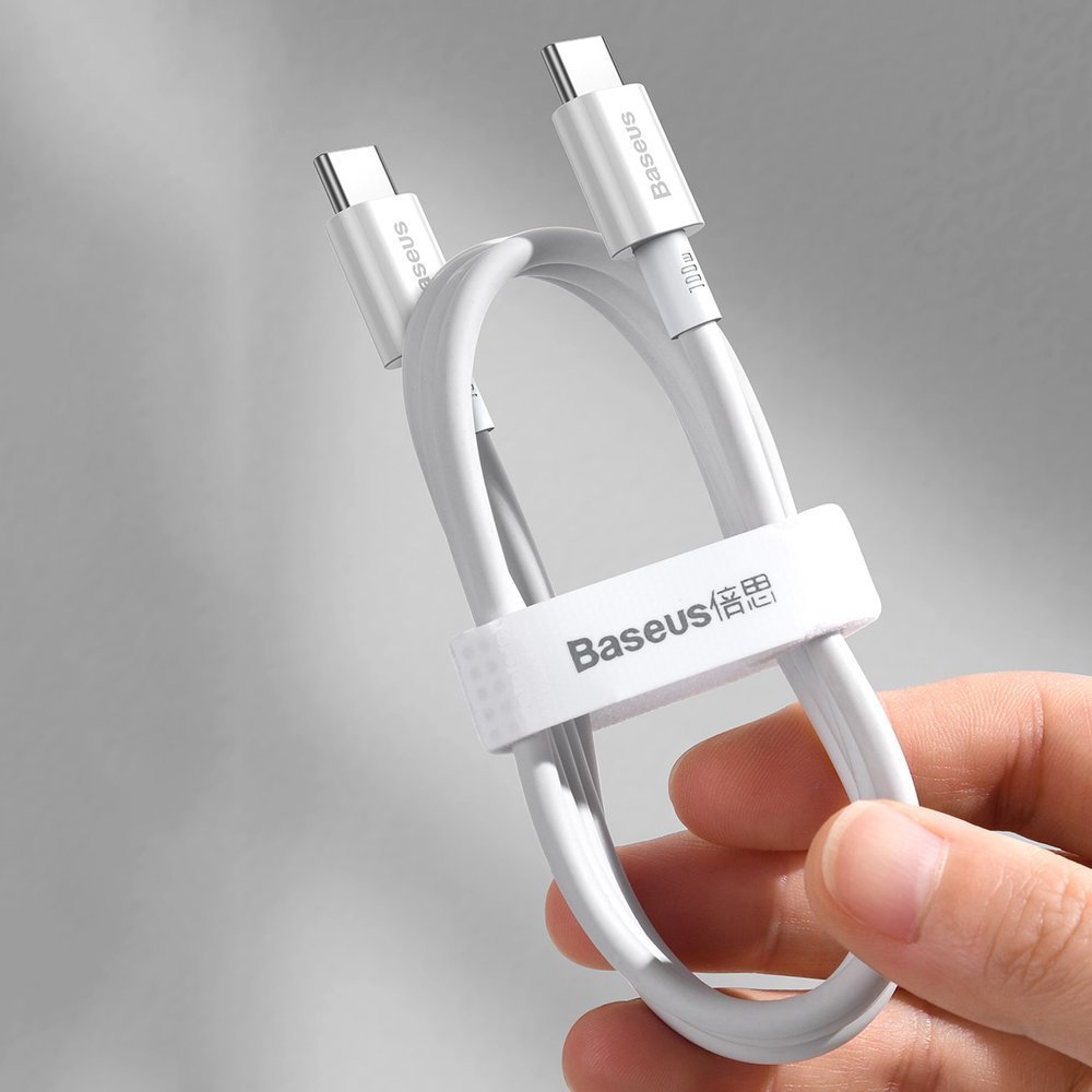 Baseus CATYS-C01 USB-C - USB-C PD QC FCP cable 100W 5A 480Mb/s 2m - black