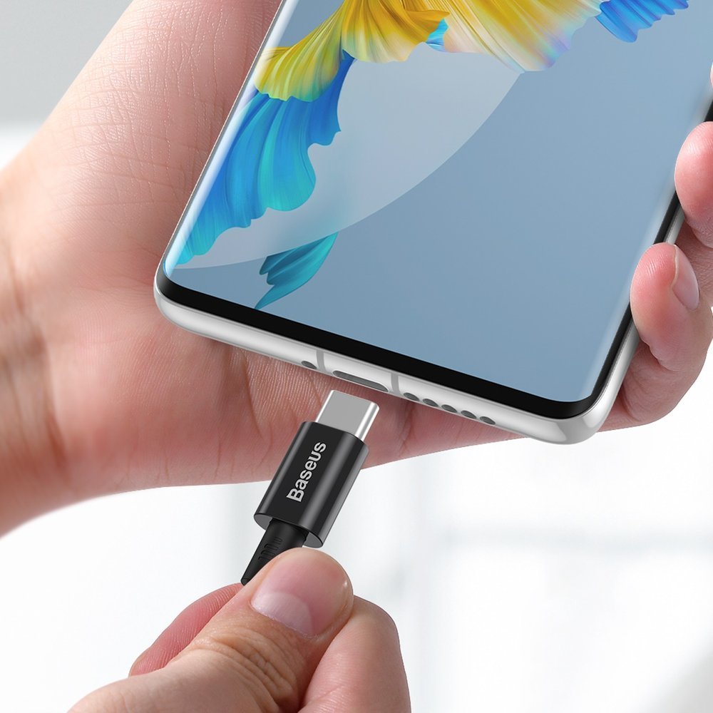 Baseus CATYS-C01 USB-C - USB-C PD QC FCP cable 100W 5A 480Mb/s 2m - black