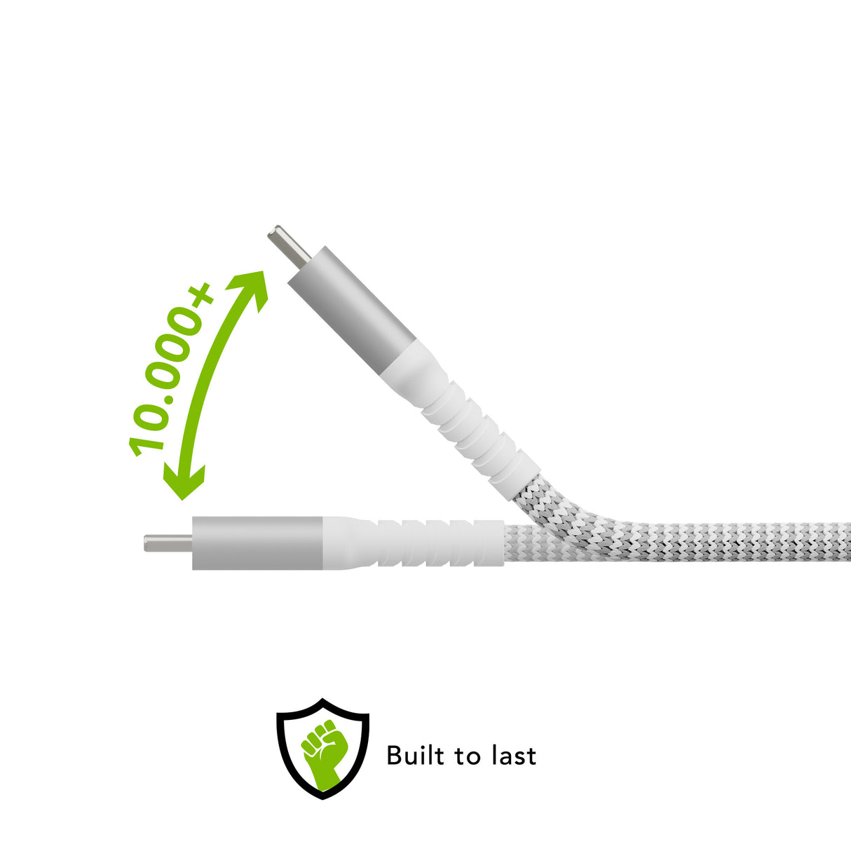 dbramante1928 re-charge - BRD Kabel - 2.5m USB-C til Lightning - W