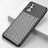 Thunder Case Flexible Tough Rugged Cover TPU Case til Motorola Moto G100 / Edge S sort