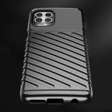 Thunder Case Flexible Tough Rugged Cover TPU Case til Motorola Moto G100 / Edge S sort