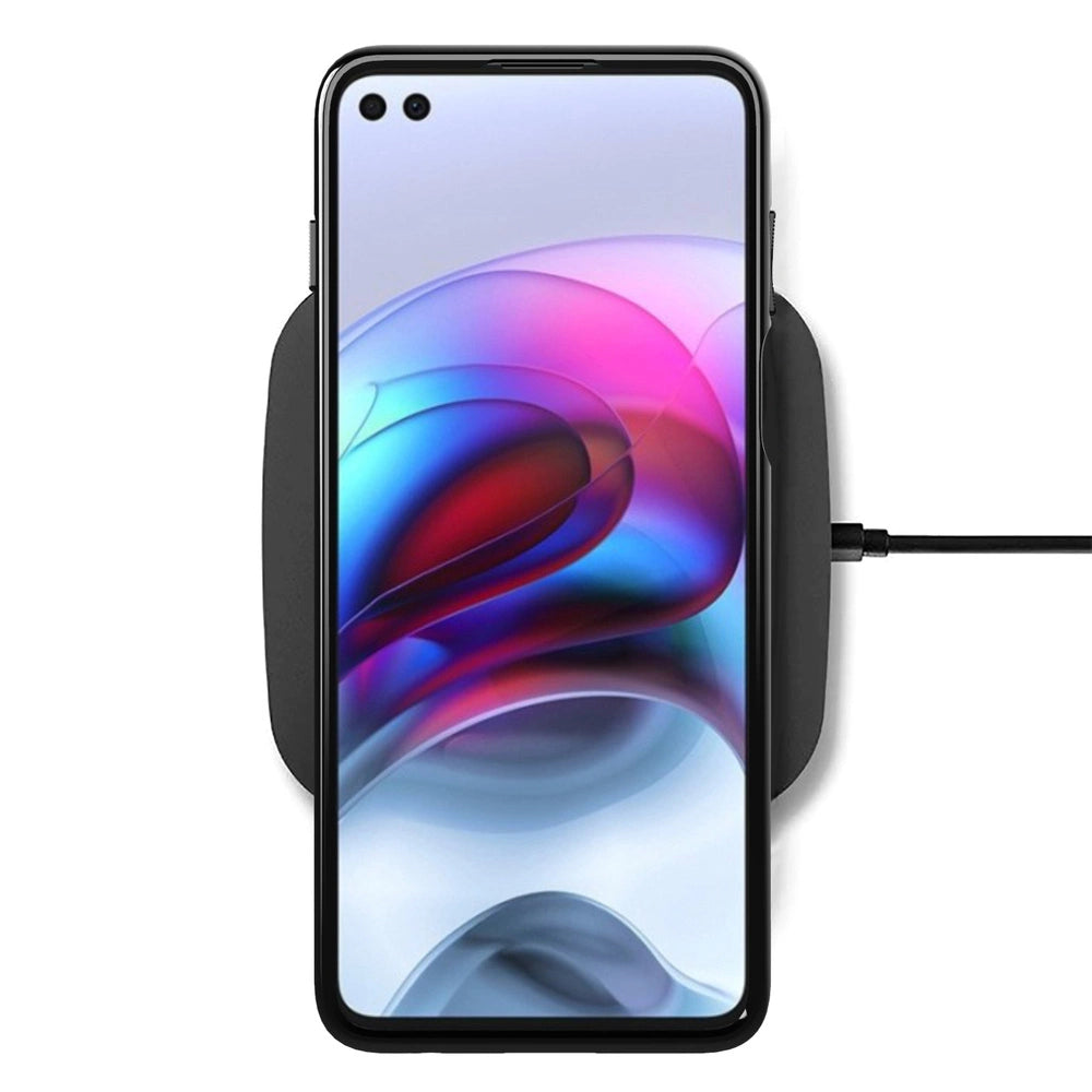 Thunder Case Flexible Tough Rugged Cover TPU Case til Motorola Moto G100 / Edge S sort