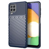 Thunder Case Flexible Tough Rugged Cover TPU Case til Samsung Galaxy A22 4G blå