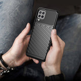 Thunder Case Flexible Tough Rugged Cover TPU Case til Samsung Galaxy A22 4G blå