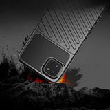 Thunder Case Flexible Tough Rugged Cover TPU Case til Samsung Galaxy A22 5G blå