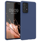 Silicone Case Soft Flexible Rubber Cover til Samsung Galaxy A22 4G blå