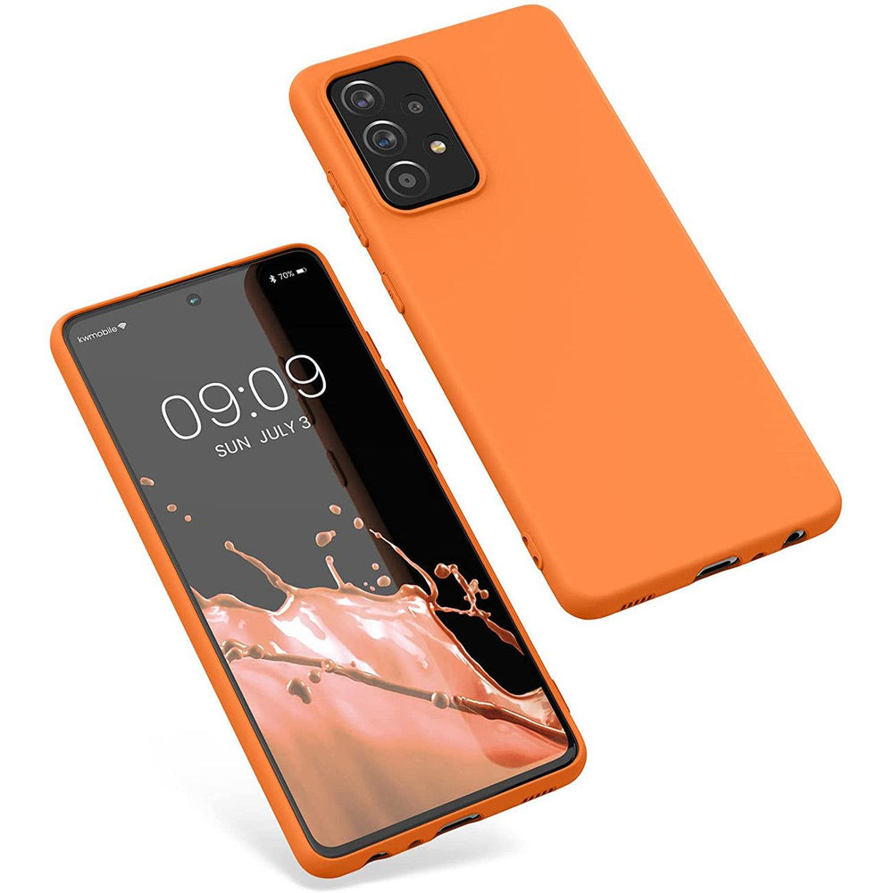 Silicone Case Soft Flexible Rubber Cover til Samsung Galaxy A22 4G blå