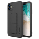 Wozinsky Kickstand Case silikonhylster med stativ Samsung Galaxy A72 4G sort
