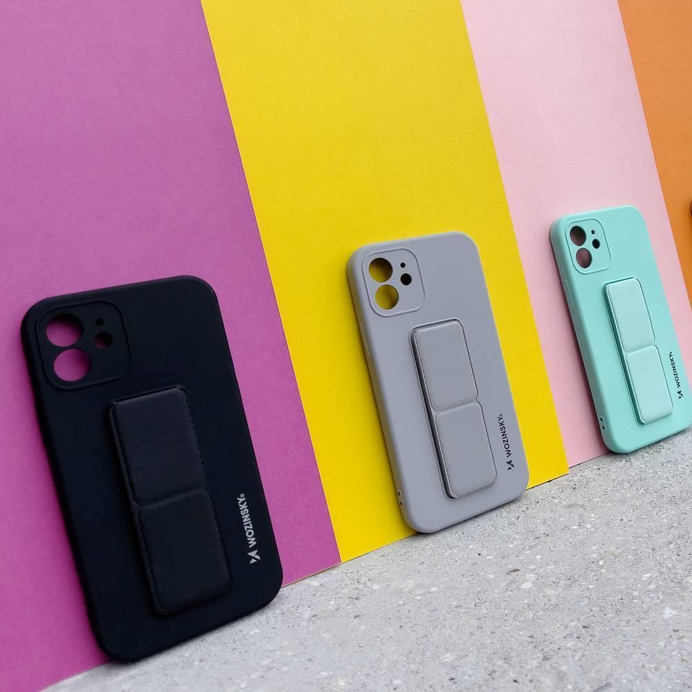 Wozinsky Kickstand Case silikonhylster med stativ til Samsung Galaxy A72 4G mint