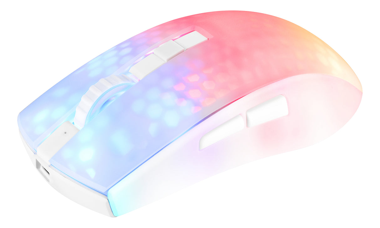 Deltaco Gaming WM89 wireless ultralight mouse, white