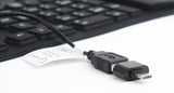 Gembird KB-109F-B tastatur USB + PS/2 QWERTY Sort
