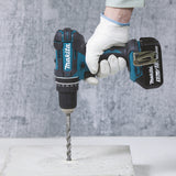 Makita DHP482RFX9 Borehammerbor/skruemaskine 18V 2 batterier inkluderet