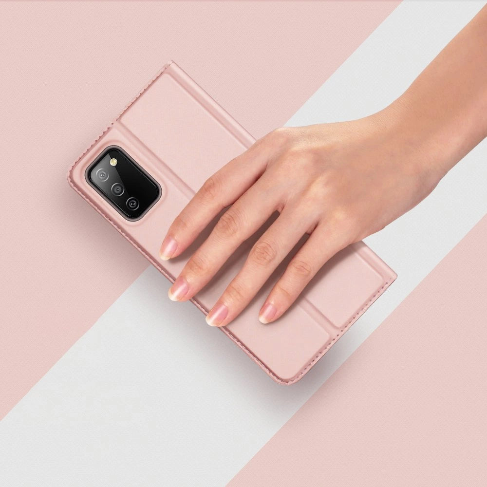 Dux Ducis Skin Pro Bogregal type kuffert til Samsung Galaxy A03s guld