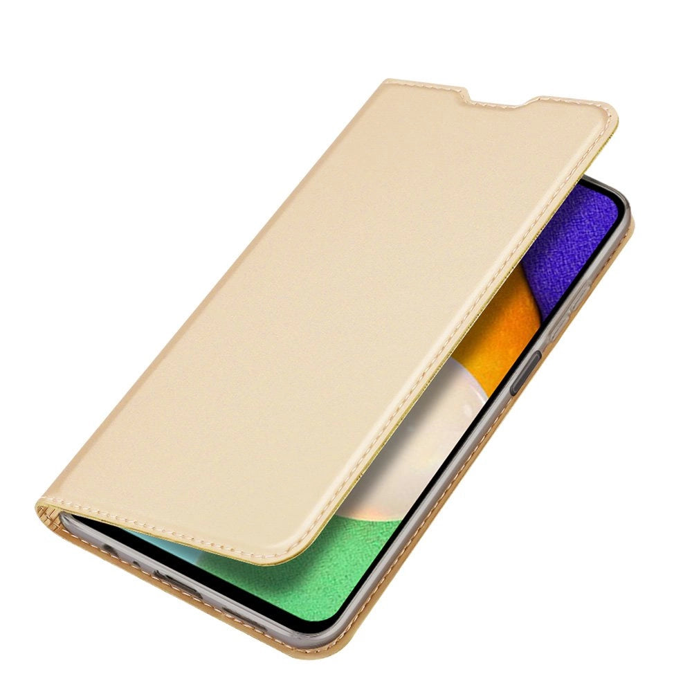 Dux Ducis Skin Pro Bogregal type kuffert til Samsung Galaxy A03s guld