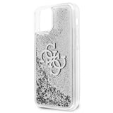 Guess GUHCP12LLG4GSI iPhone 12 Pro Max 6.7" sølv/sølv hardcase 4G Big Liquid Glitter